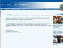 Tablet Screenshot of lions-schwedt.de